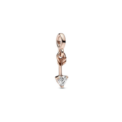 Charm Pandora Me fletxa plata 14k rose gold plated zircon - 782466C01