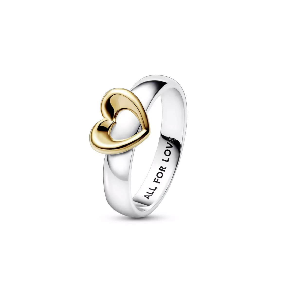Anell Pandora plata cor 14k gold-plated - 162504C00