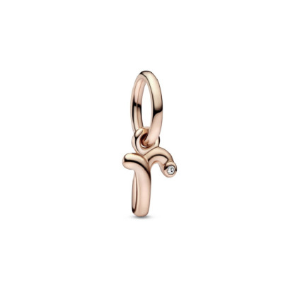Charm Pandora inicial R rose 14k zircon - 782477C01