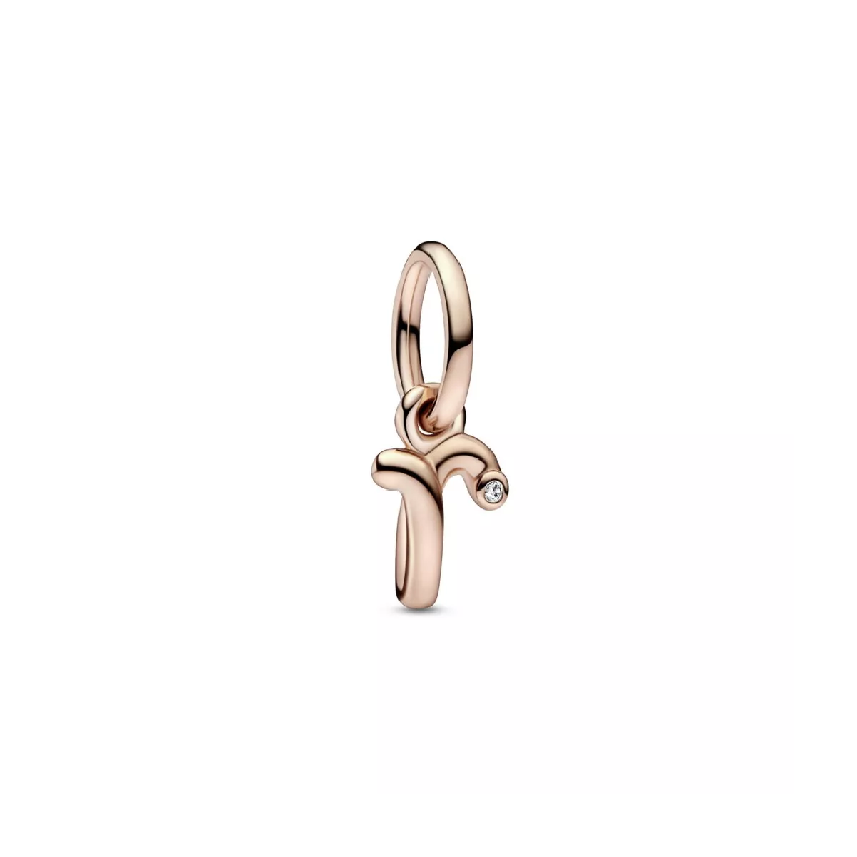 Charm Pandora inicial R rose 14k zircon - 782477C01