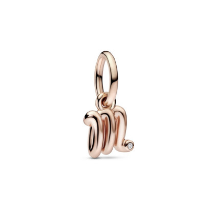 Charm Pandora inicial M rose 14k zircon - 782474C01