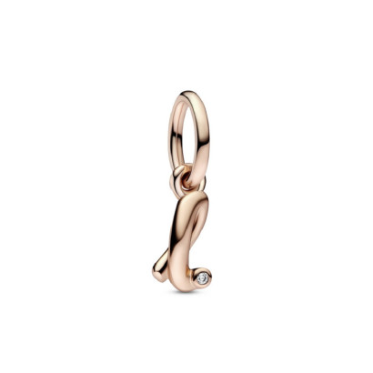 Charm Pandora inicial L rose 14K circon - 782533C01