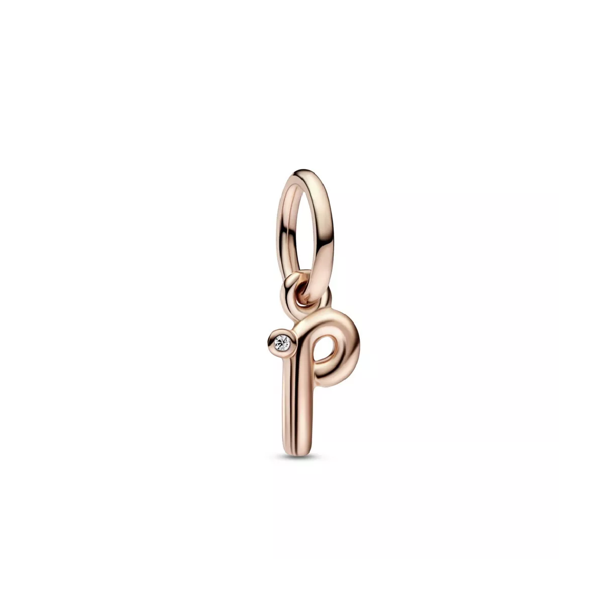 Charm Pandora inicial P rose 14k zircon - 782461C01
