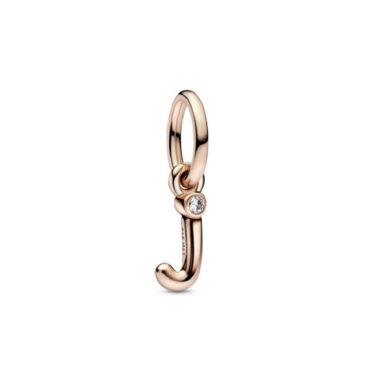 Charm Pandora inicial J rose 14k circon - 782465C01