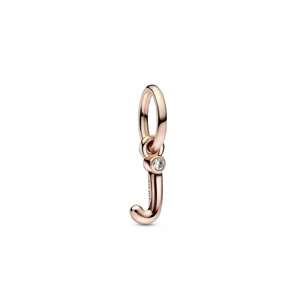 Charm Pandora inicial J rose 14k zircon - 782465C01