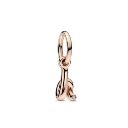 Charm Pandora inicial H rose 14k circon - 782462C01