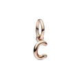 Charm Pandora inicial C rose 14k zircon - 782472C01