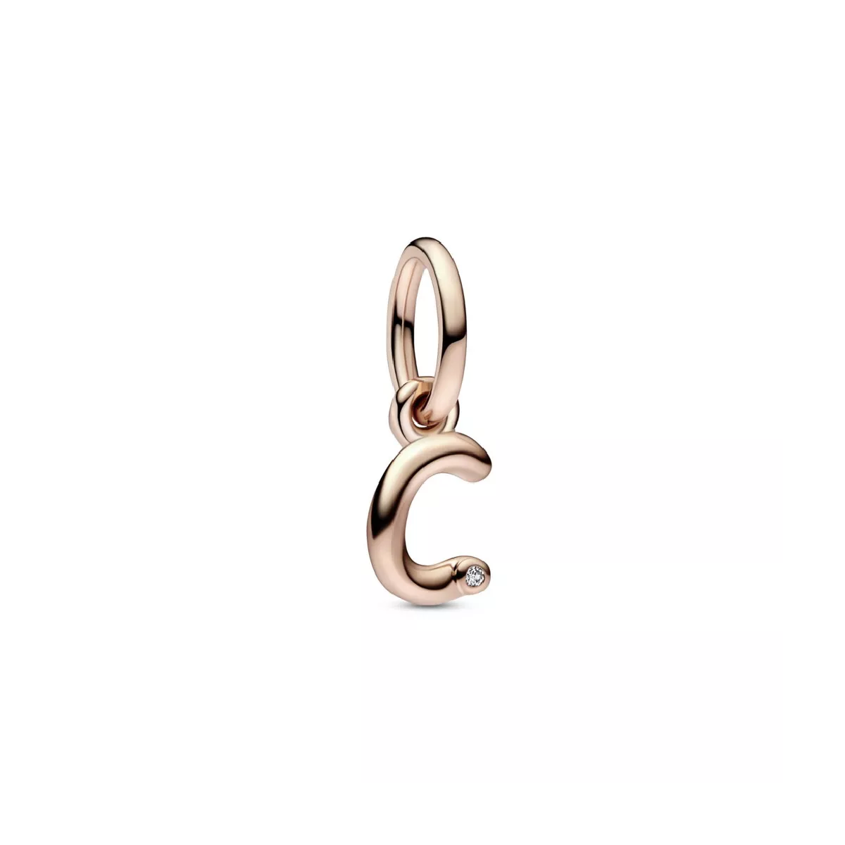 Charm Pandora inicial C rose 14k zircon - 782472C01