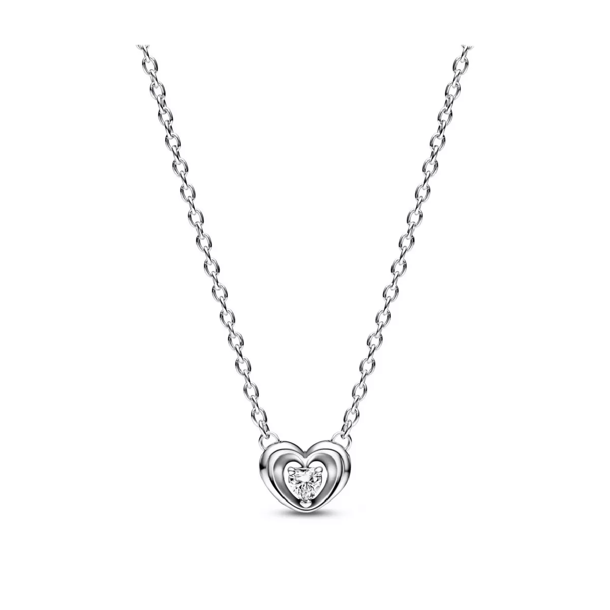 Colgante Pandora corazon plata circon - 392494C01