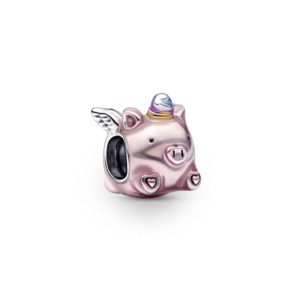 Charm Pandora porc volador plata - 792573C01