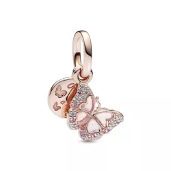 Charm Pandora plata rose 14k papallona - 782555C01