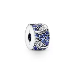 Clip Pandora plata zircon - 792552C01