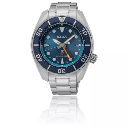 Reloj Seiko Prospex Sumo solar GMTacero - SFK001J1