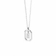 Penjoll Pdpaola lletra E Mini plata zircon - CO02-516-U