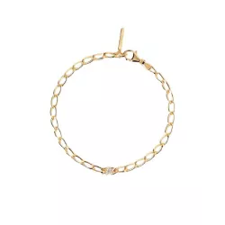 Polsera Pdpaola lletra A plata bany or 18k - PU01-538-U