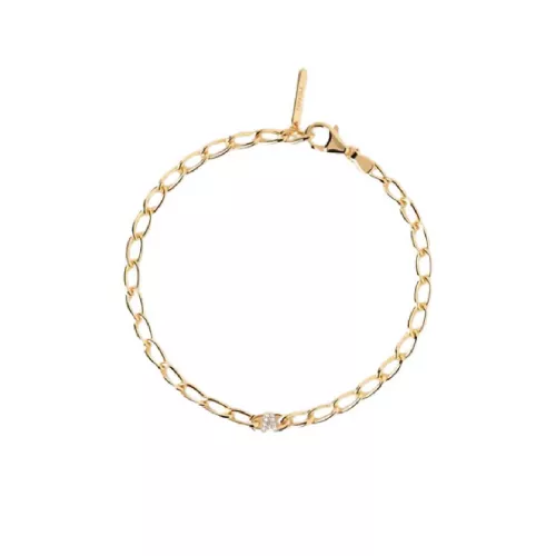 Polsera Pdpaola lletra A plata bany or 18k - PU01-538-U