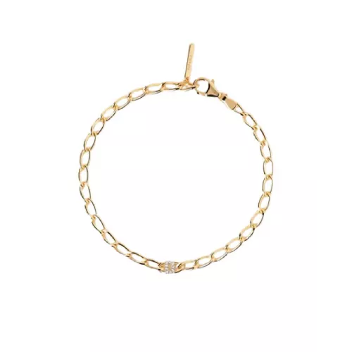 Polsera Pdpaola lletra D plata bany or 18k - PU01-541-U