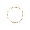 Pulsera Pdpaola letra D plata baño de oro 18k - PU01-541-U