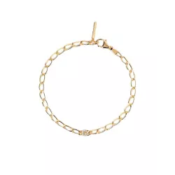 Polsera Pdpaola lletra G plata bany or 18k - PU01-544-U