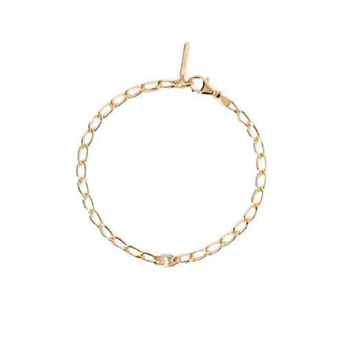 Polsera Pdpaola lletra T plata bany or 18k - PU01-557-U