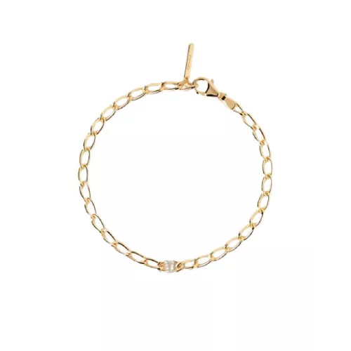 Polsera Pdpaola lletra V plata bany or 18k - PU01-559-U