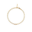 Polsera Pdpaola lletra V plata bany or 18k - PU01-559-U