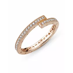 Anell Pandora plata rose zircon - 189491C01