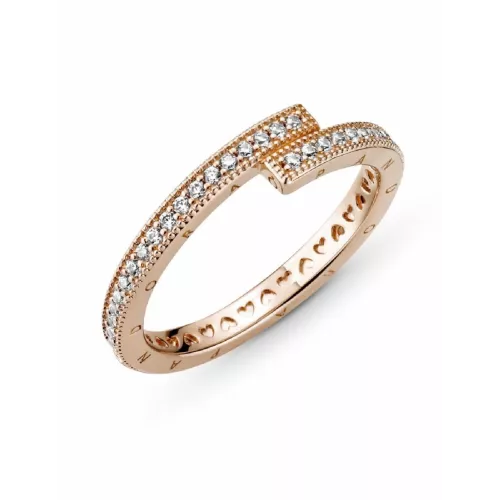 Anell Pandora plata rose zircon - 189491C01