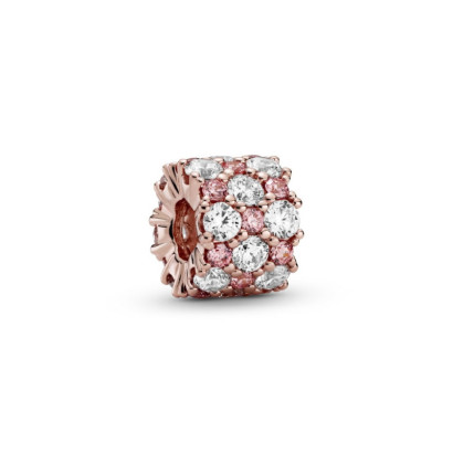 Charm Pandora plata zircon rose 14k gold plated - 788487C01