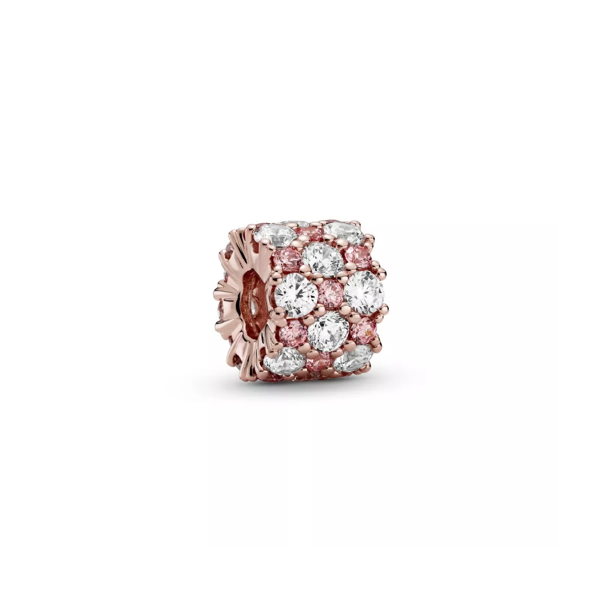 Charm Pandora plata zircon rose 14k gold plated - 788487C01