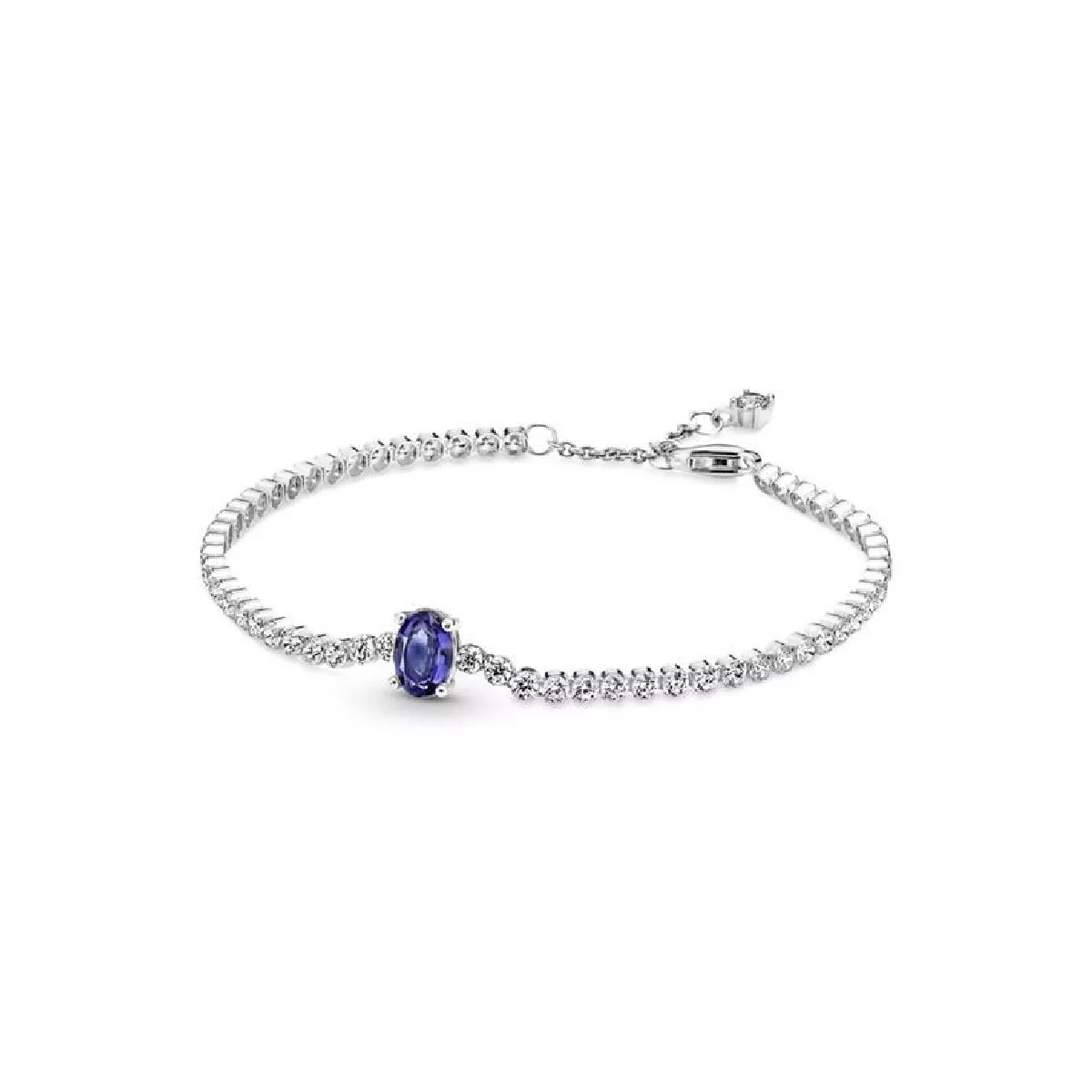 Pulsera Pandora plata rivier circon blau - 590039C01-20