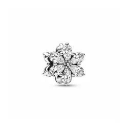 Charm Pandora plata flor zircon - 792623C01