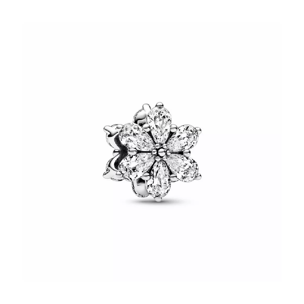 Charm Pandora plata flor zircon - 792623C01