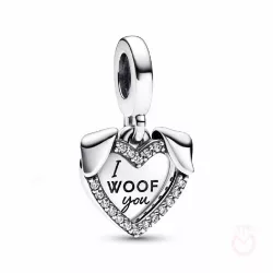 Charm Pandora plata cor zircon - 792647C01