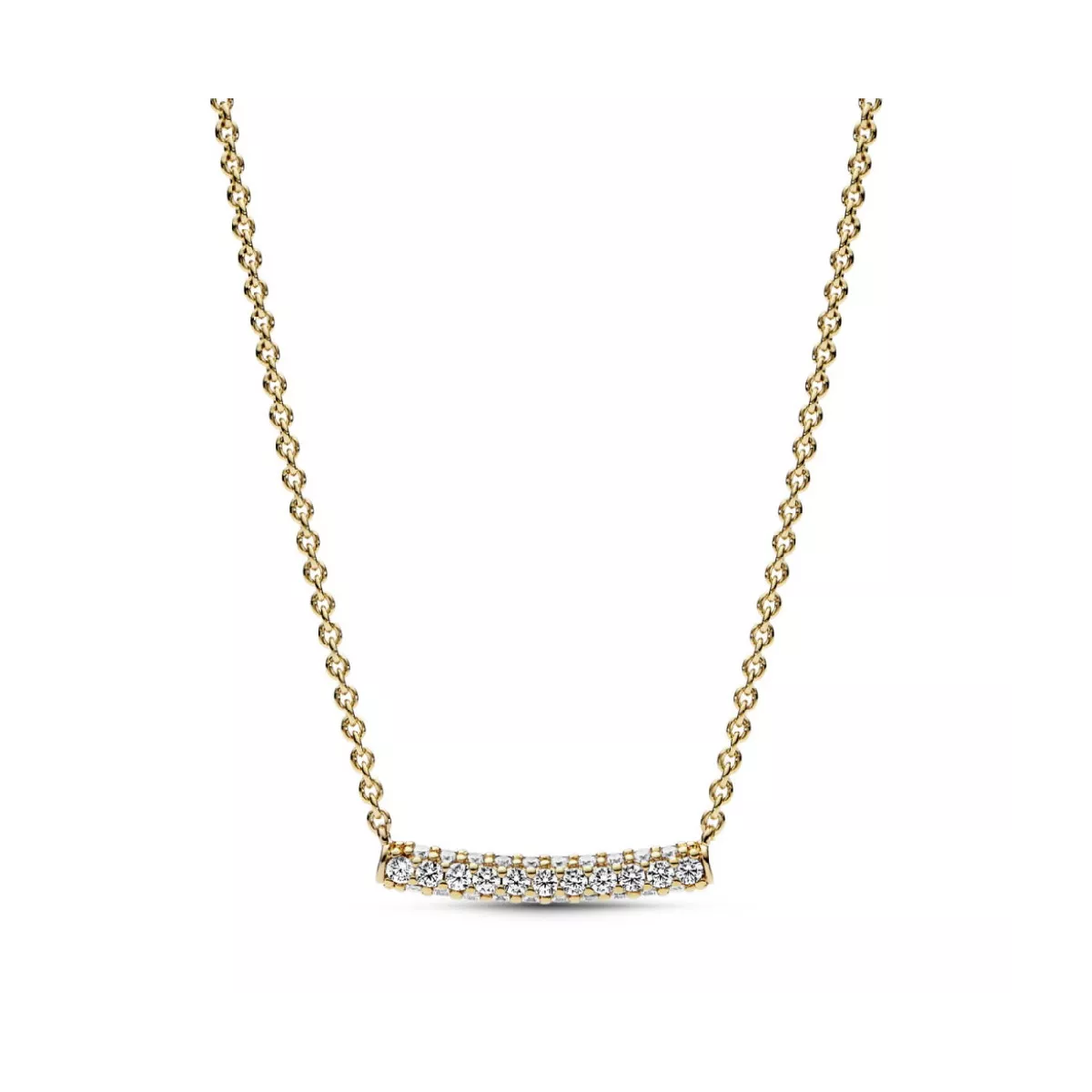 Collar Pandora plata xapada zircon - 362635C01