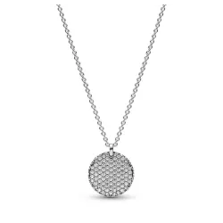Penjoll Pandora plata zircon cadena plata - 392632C01-45