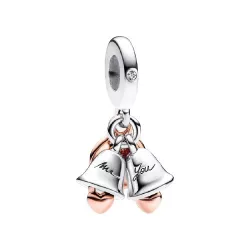 Charm Pandora plata campanes casament rose 14k gold plated - 782592C01