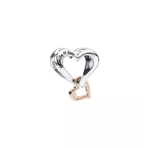 Charm Pandora plata cor rose 14k gold plated - 782642C00