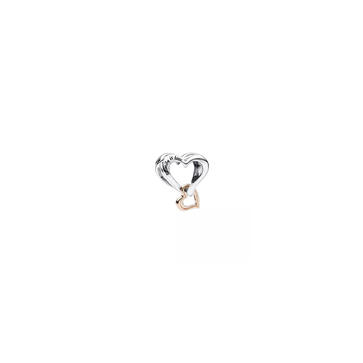 Charm Pandora plata cor rose 14k gold plated - 782642C00