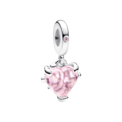 Charm Pandora plata zircon rosa - 792654C01