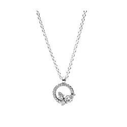 Colgante Pandora plata circon cadena plata - 392620C01-45
