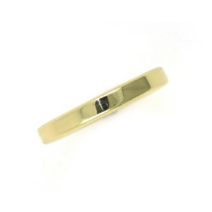 Anillo oro amarillo 18k mate 3mm 3.7gr - AL024