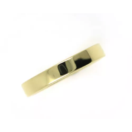 Anillo oro amarillo 18klts 3.8mm plano - AL023