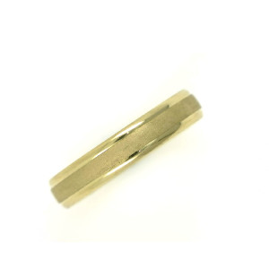 Anell or groc mate-pulit 18k 3.9mm - M-S116