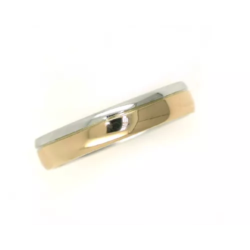 Anell or blanc-rosa 18k 4.6mm - AL0159