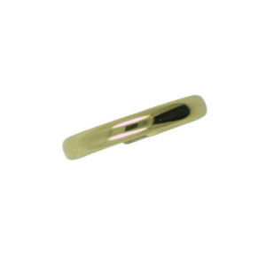 Anell or groc 18k mitja canya 3.5x1.5mm - AL026