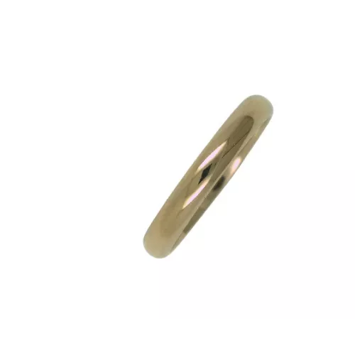 Anell or rosa 18k mitja canya 3.5x1.5mm - AL035