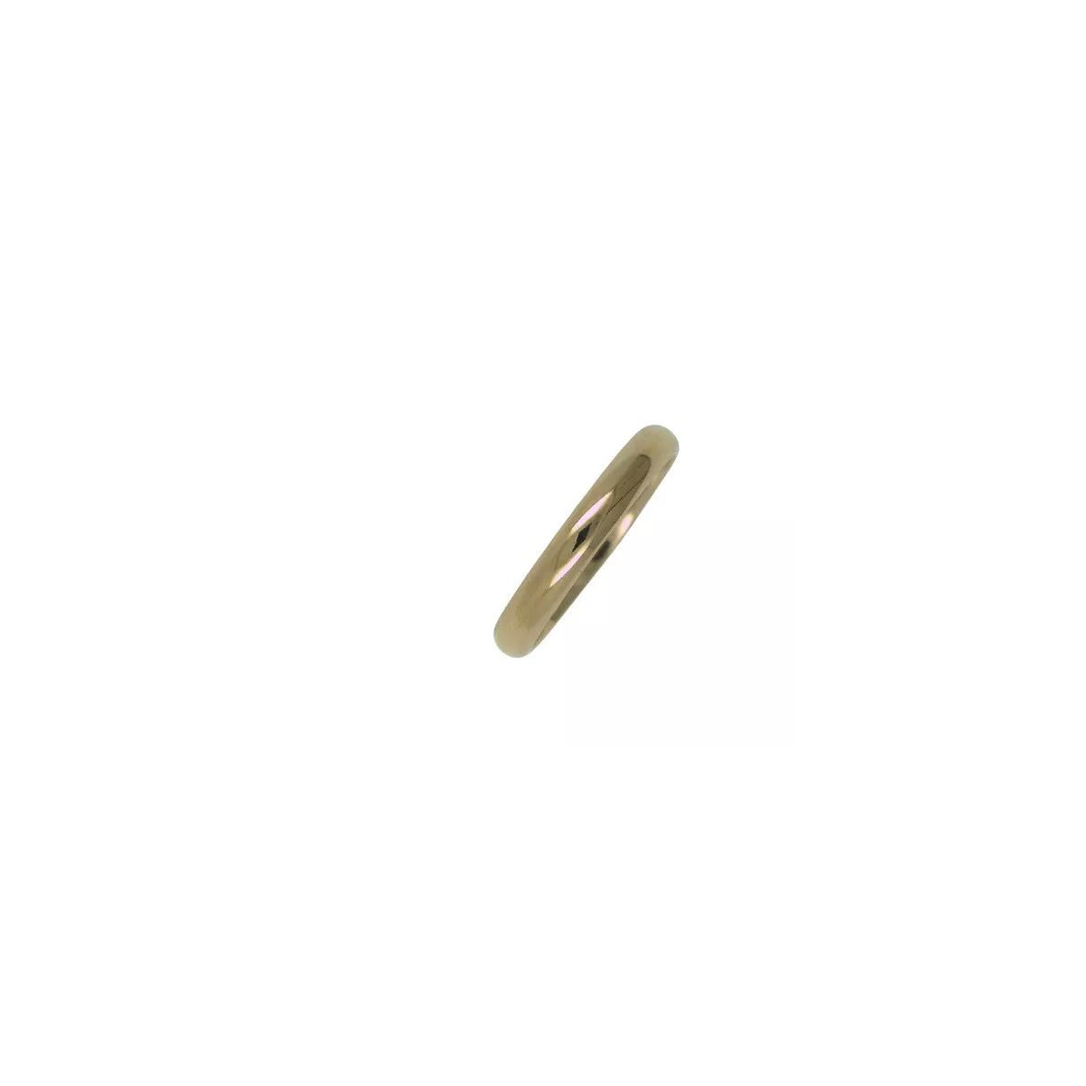Anell or rosa 18k mitja canya 3.5x1.5mm - AL035