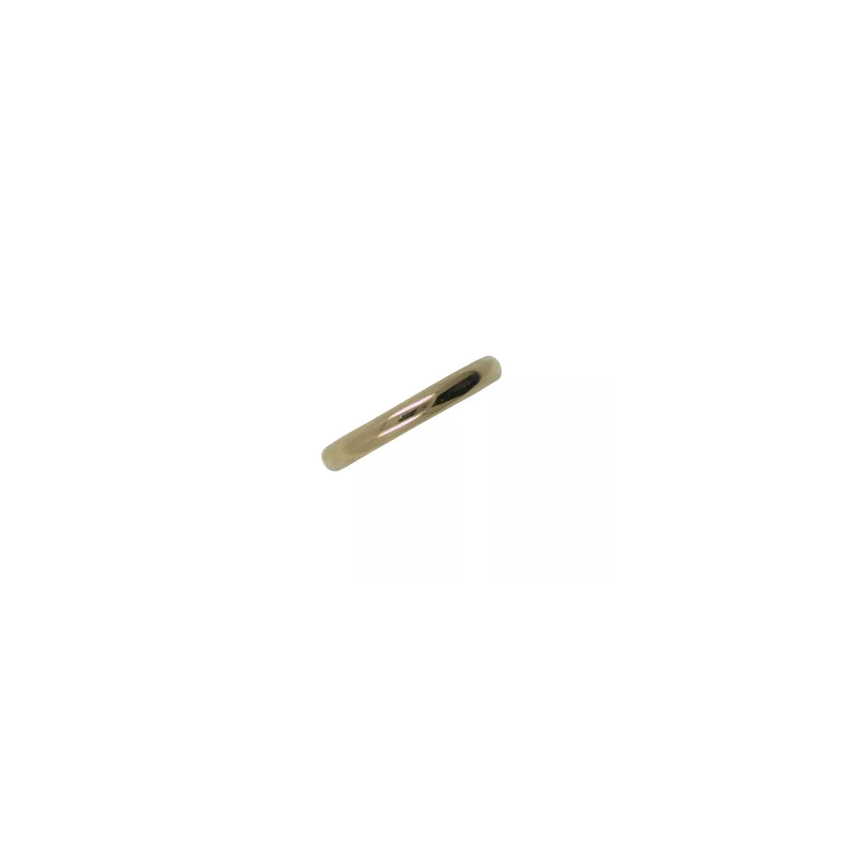 Anell or rosa 18k mitja canya 3x1.5mm - AL036