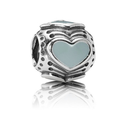 Charm plata esmalt blau - 790591EN26